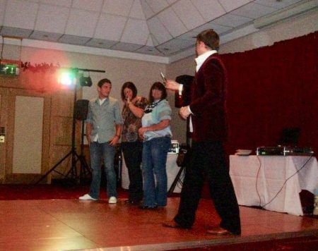 Stage hypnosis pictures by Stage Hypnotist Kris Anthony | HypnoticShow.co.uk