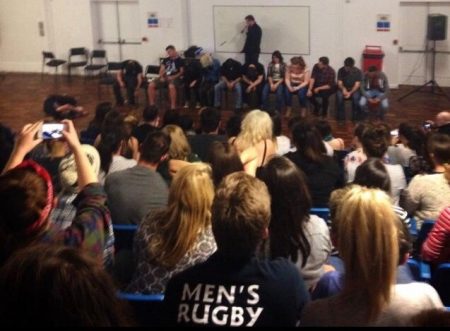 Stage hypnosis pictures by Stage Hypnotist Kris Anthony | HypnoticShow.co.uk