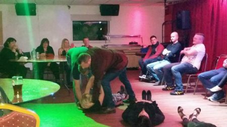 Stage hypnosis pictures by Stage Hypnotist Kris Anthony | HypnoticShow.co.uk